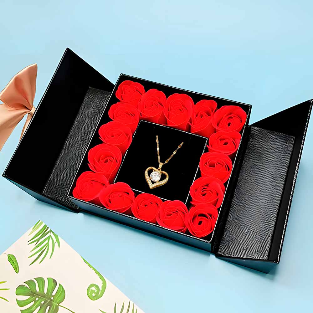 Amoré™ Caja de 16 rosas