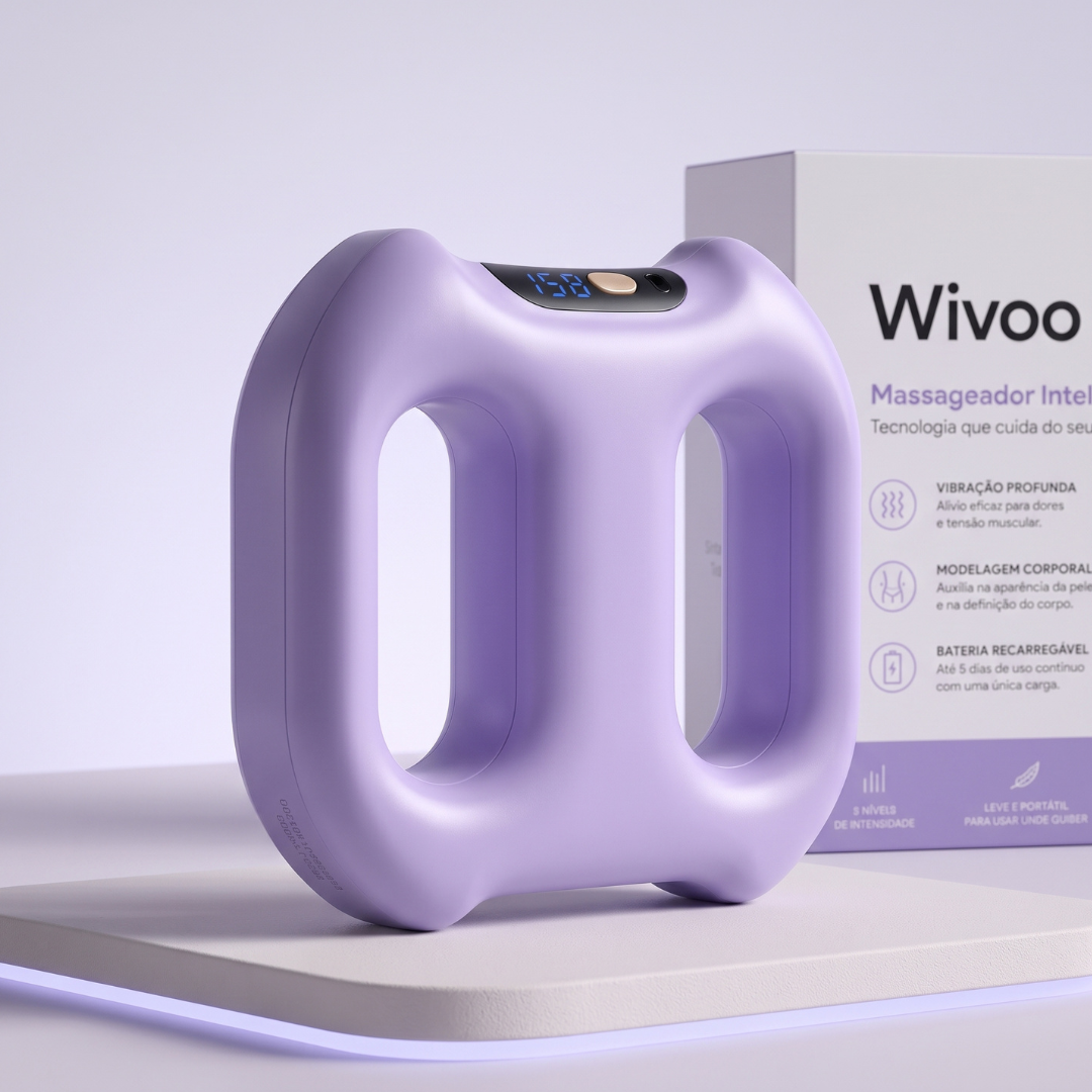 Wivoo® | Massageador Corporal Inteligente com Aquecimento e Vibração