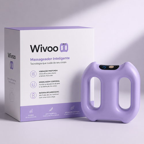 Wivoo® | Massageador Corporal Inteligente com Aquecimento e Vibração