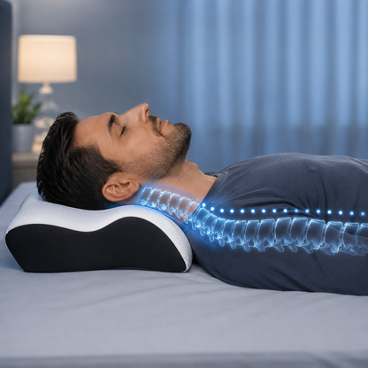 Travesseiro Ortopédico de Alinhamento Cervical Ortoflex™ - Compre 1 Leve 2