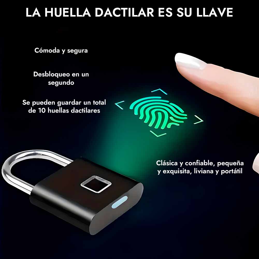 Keyless™ Candado de huella digital