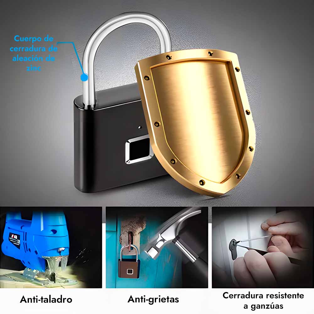 Keyless™ Candado de huella digital