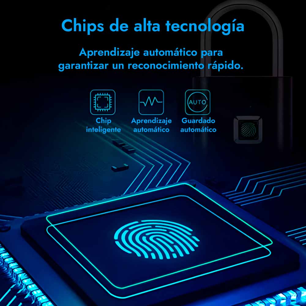 Keyless™ Candado de huella digital