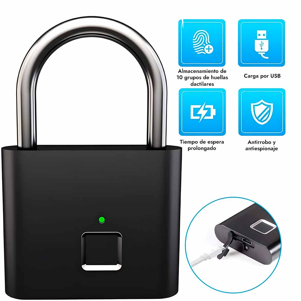Keyless™ Candado de huella digital