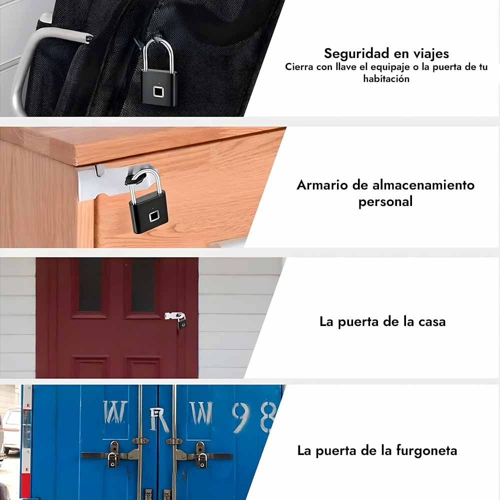 Keyless™ Candado de huella digital