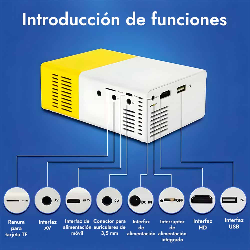 ViewX™ Mini Proyector