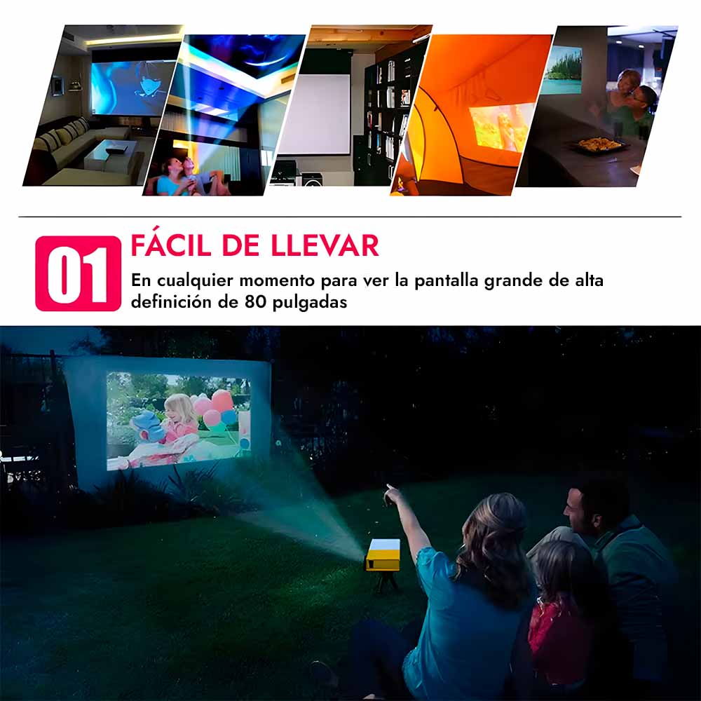 ViewX™ Mini Proyector