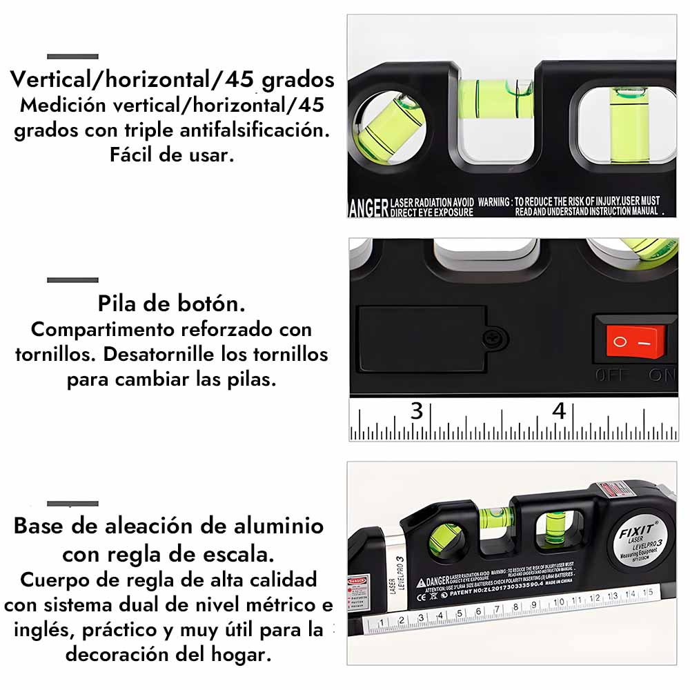 RayTek™ Láser multifuncional 4 en 1