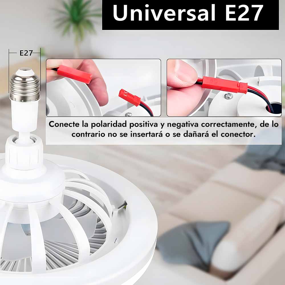 FlavLight™ Ventilador 2 en 1
