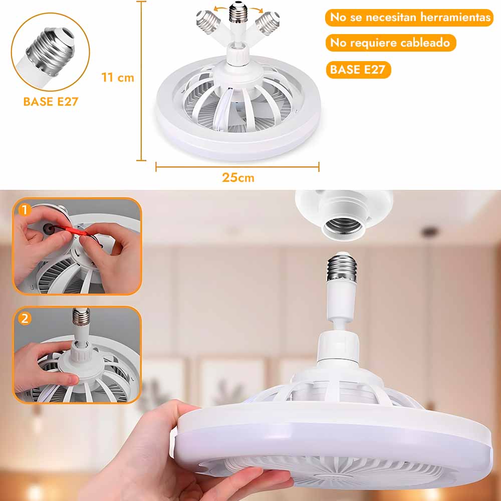 FlavLight™ Ventilador 2 en 1