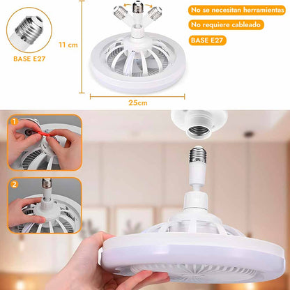 FlavLight™ Ventilador 2 en 1