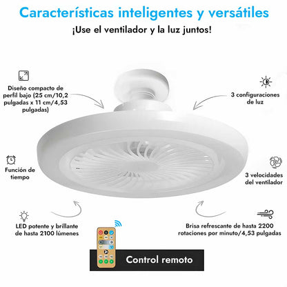 FlavLight™ Ventilador 2 en 1