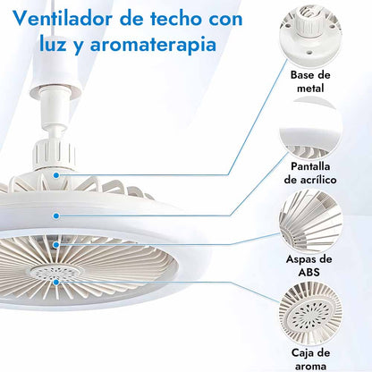 FlavLight™ Ventilador 2 en 1