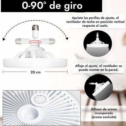 FlavLight™ Ventilador 2 en 1