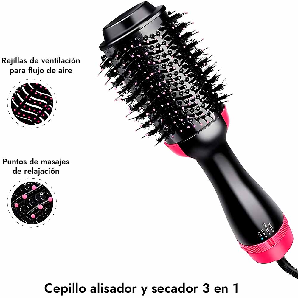 LissPro™ Cepillo Alisador 3 en 1