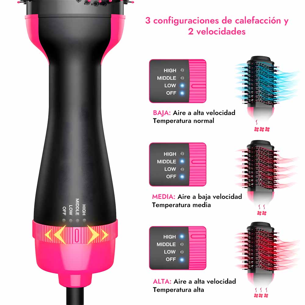 LissPro™ Cepillo Alisador 3 en 1