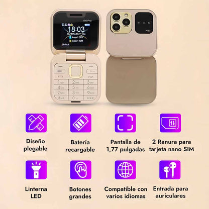 TwinX™ Teléfono plegable