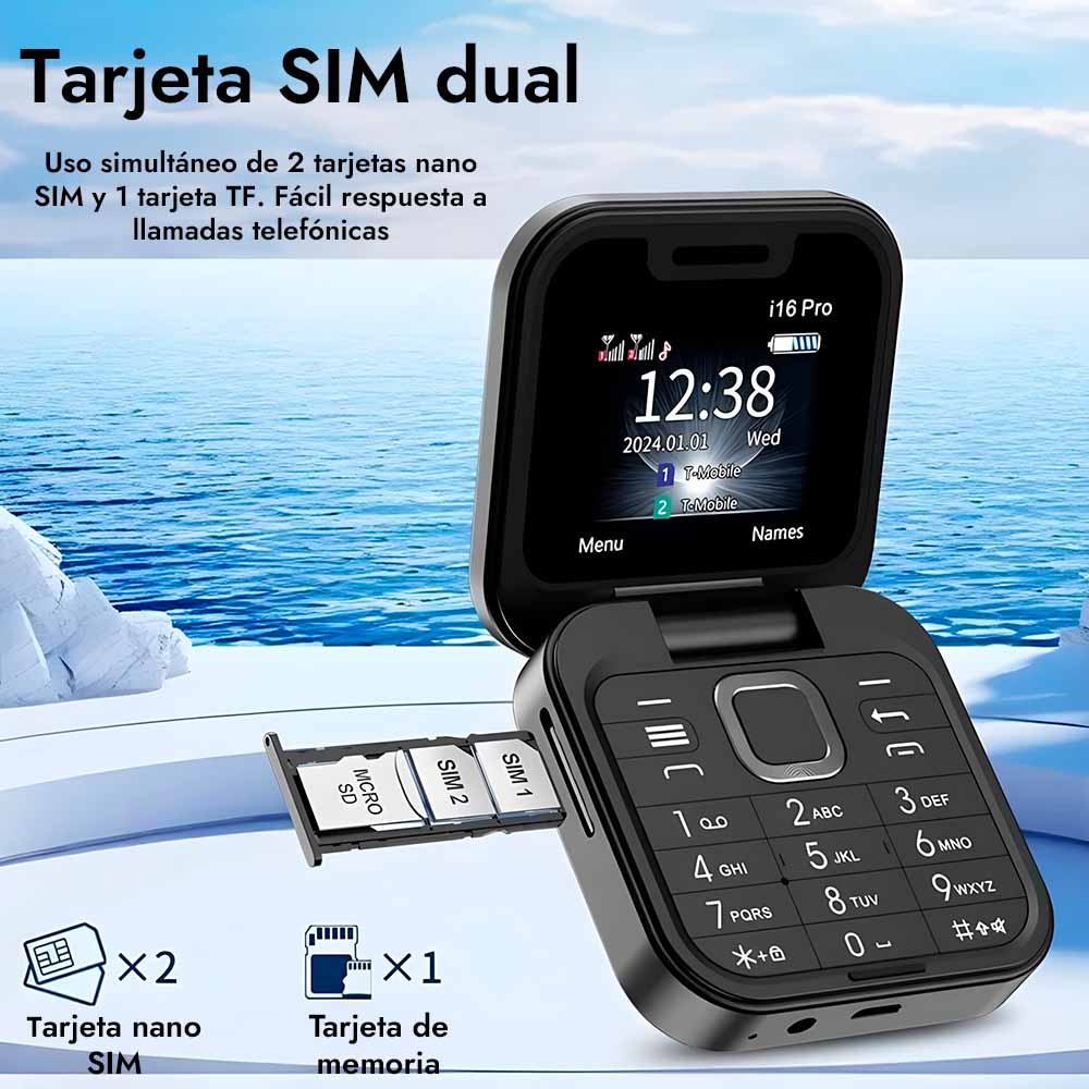 TwinX™ Teléfono plegable