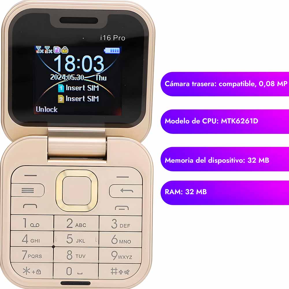 TwinX™ Teléfono plegable