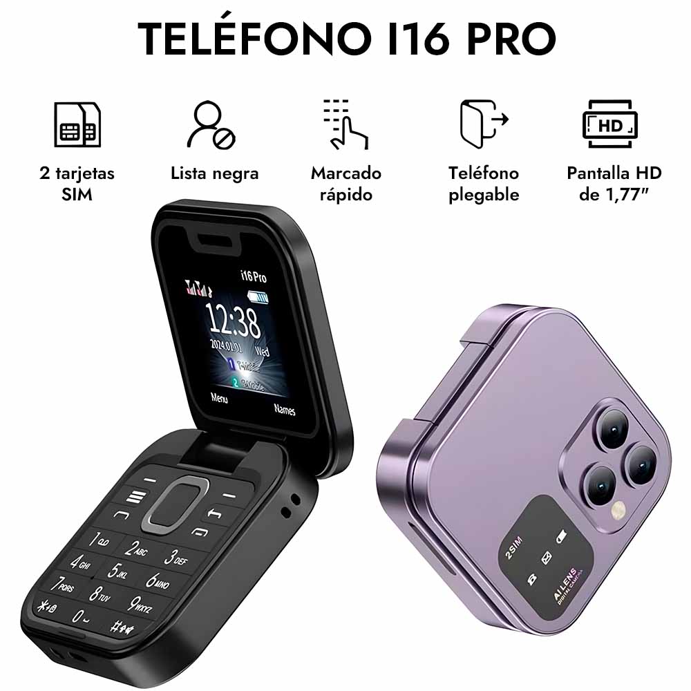 TwinX™ Teléfono plegable
