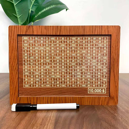 CashLog™ Hucha de madera