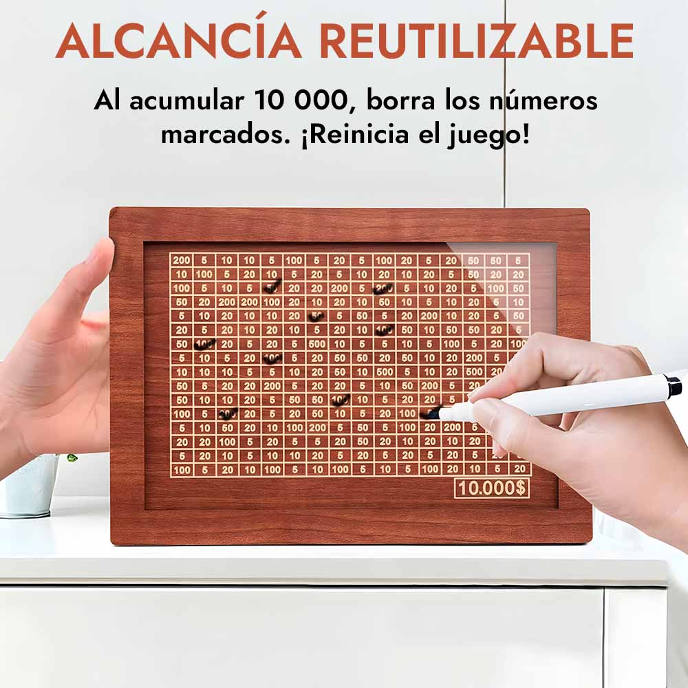 CashLog™ Hucha de madera