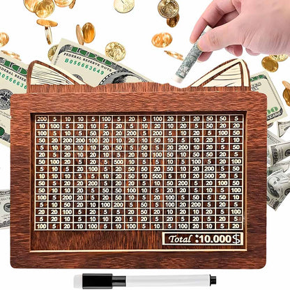 CashLog™ Hucha de madera