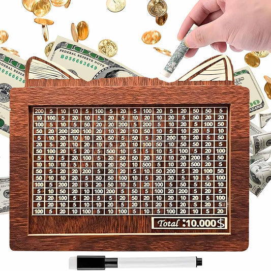 CashLog™ Hucha de madera
