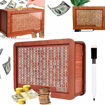CashLog™ Hucha de madera