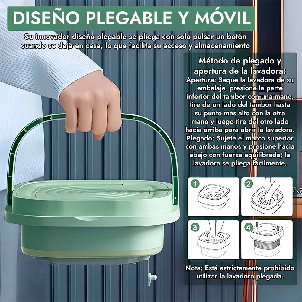 Cleanzy™ Lavadora portatil