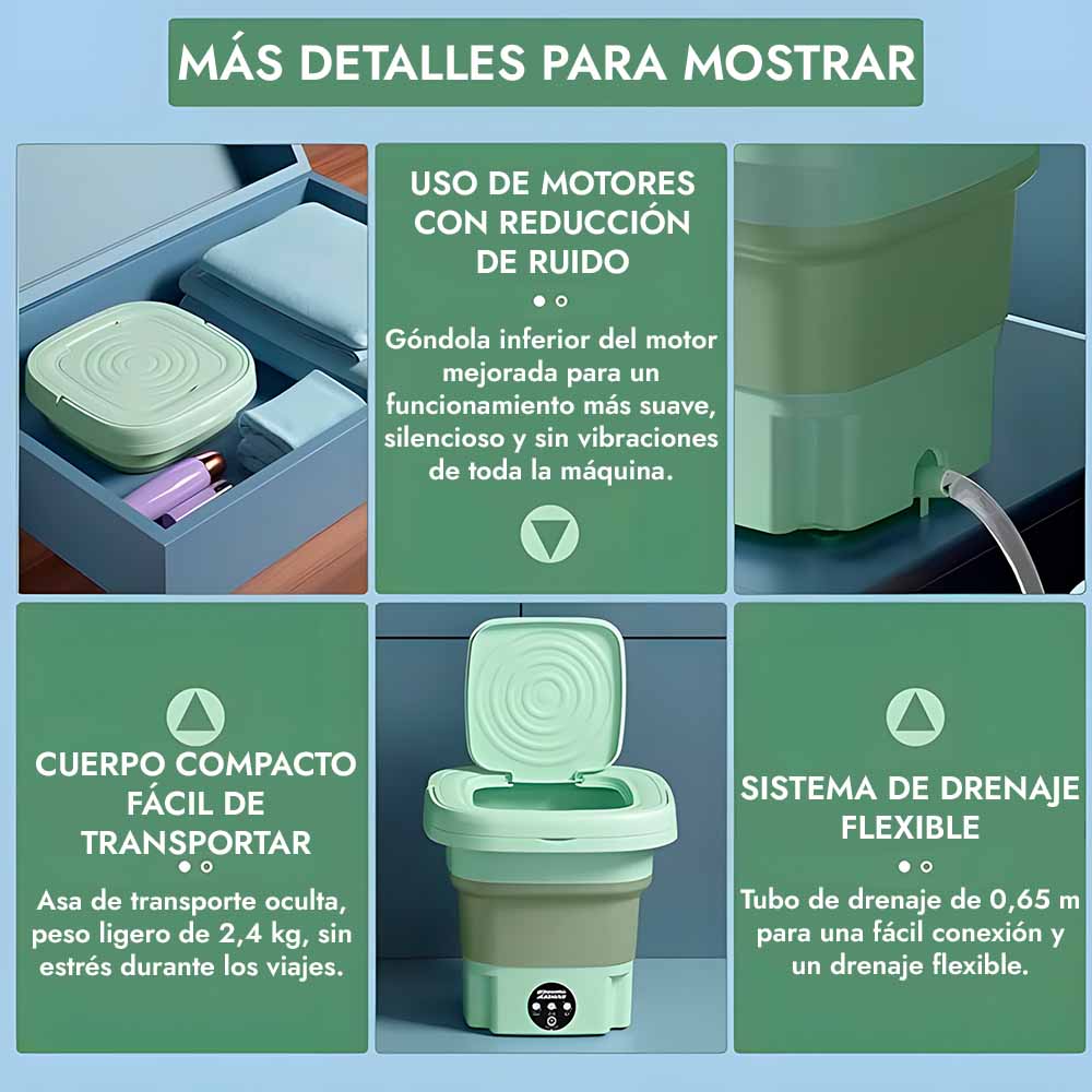 Cleanzy™ Lavadora portatil