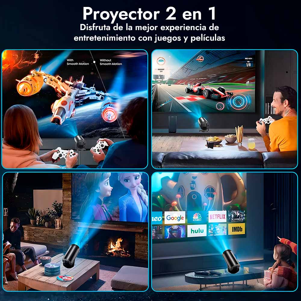 VisionPlay™ Proyector 2 en 1