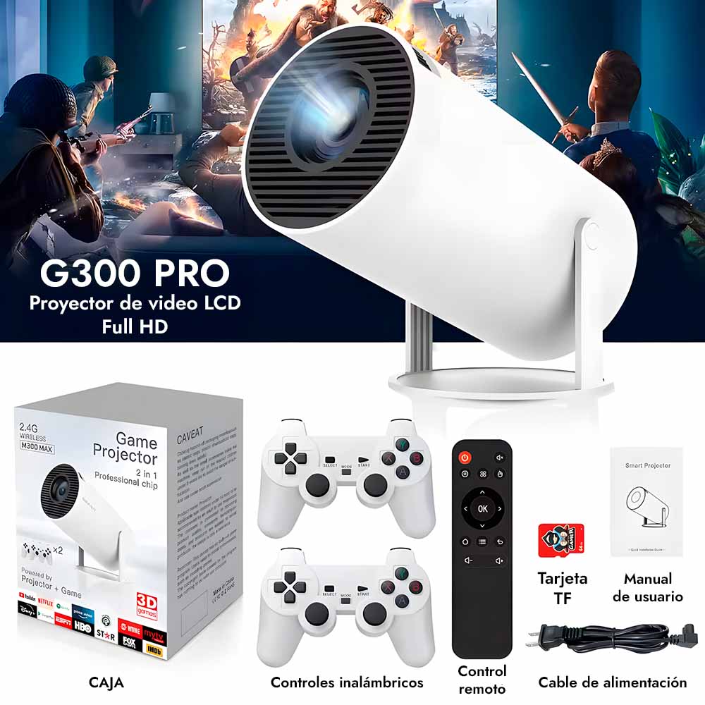 VisionPlay™ Proyector 2 en 1