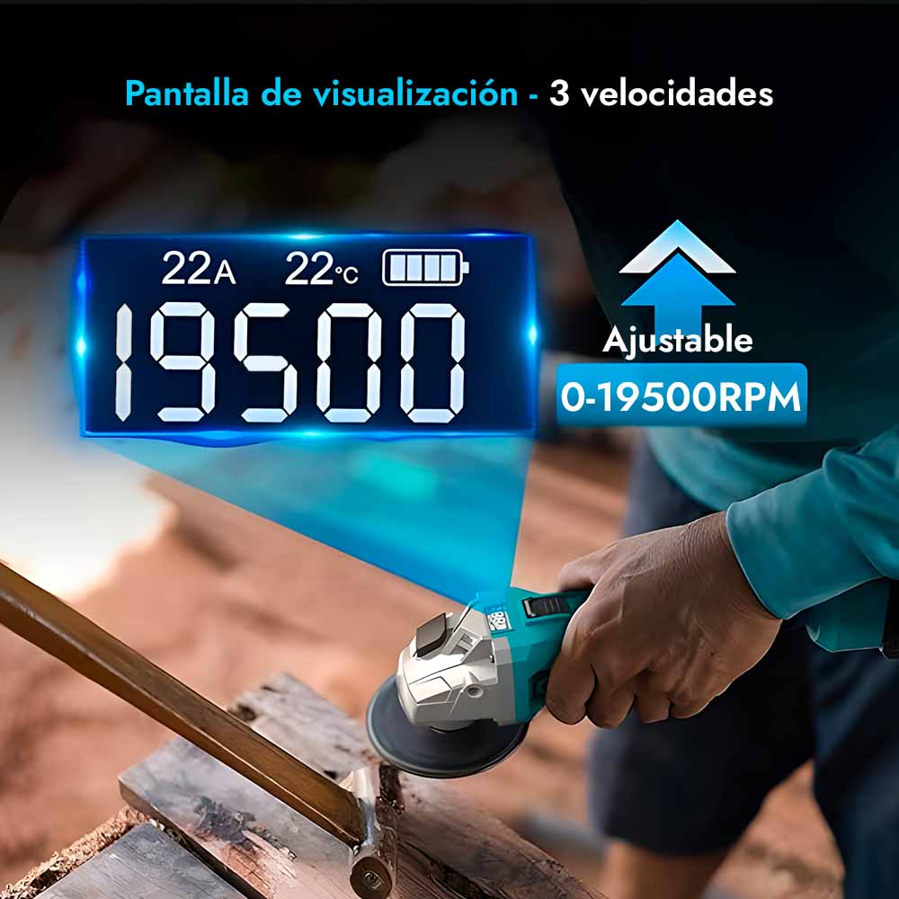 Craxor™ Amoladora Eléctrica