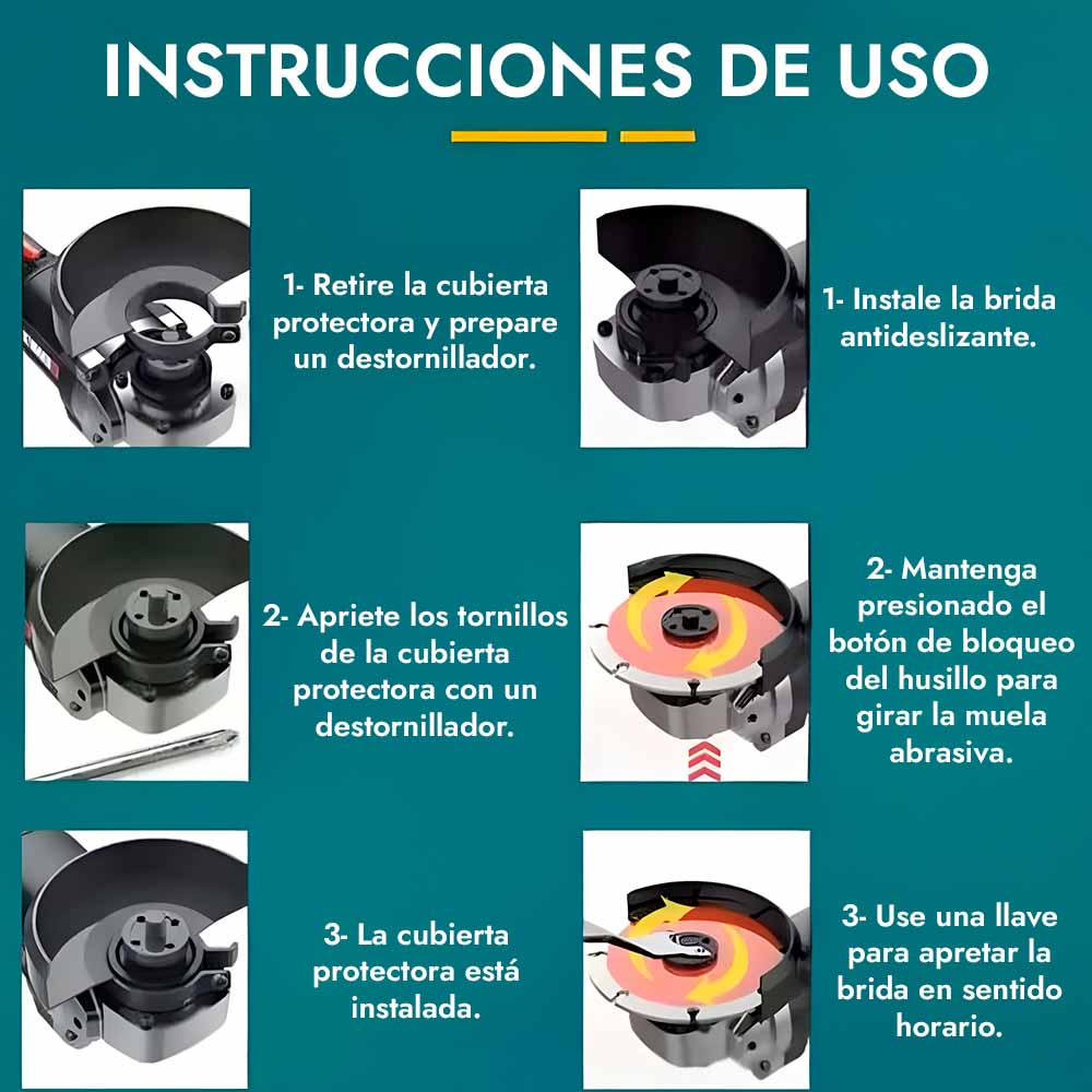 Craxor™ Amoladora Eléctrica