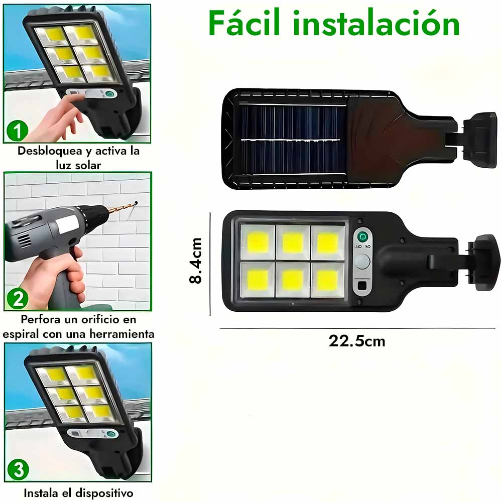 Raylux™ Luz solar LED
