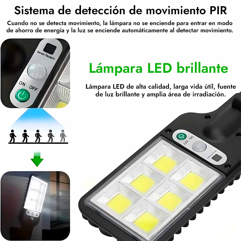 Raylux™ Luz solar LED