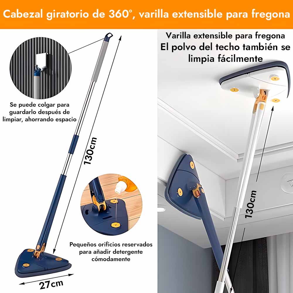 Mopzy™ Fregona telescópica 360