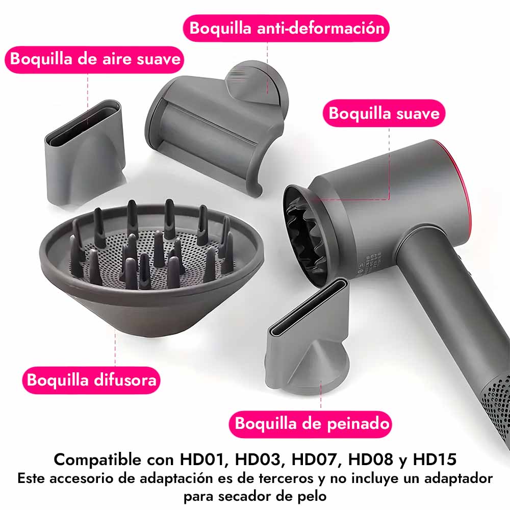 Volia™ Secador iónico 5 en 1