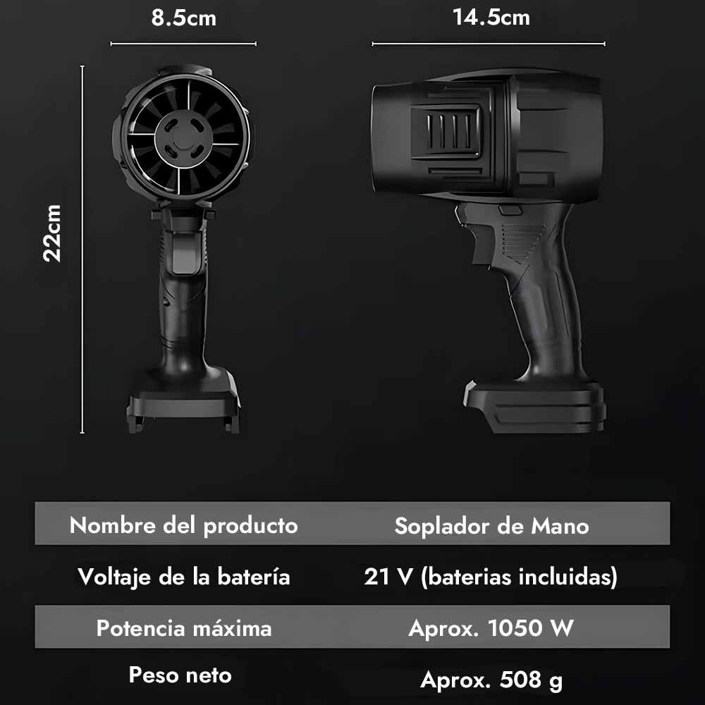 Zefir™ Soplador de Aire Potente