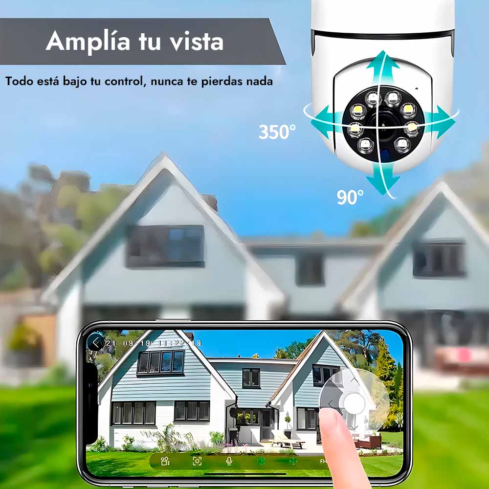 LuzVigía™ Cámara de seguridad