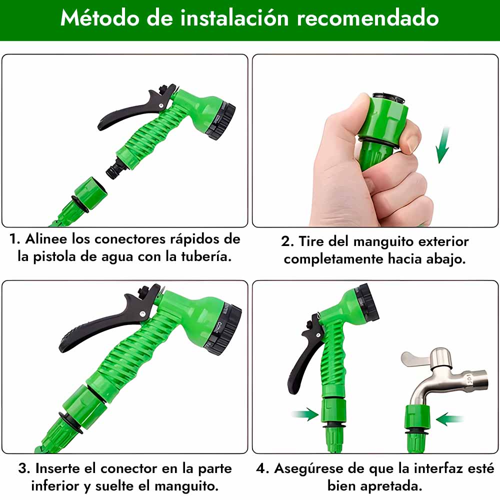 HydroFlex™ Manguera extensible
