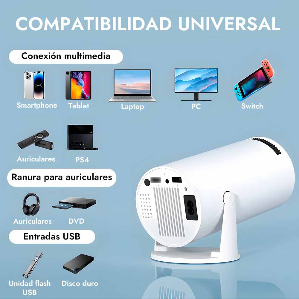 UltraView™ Proyector portátil HD
