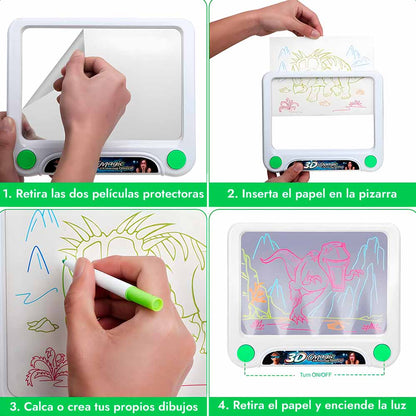 3DGlow™ Pizarra Mágica 3D