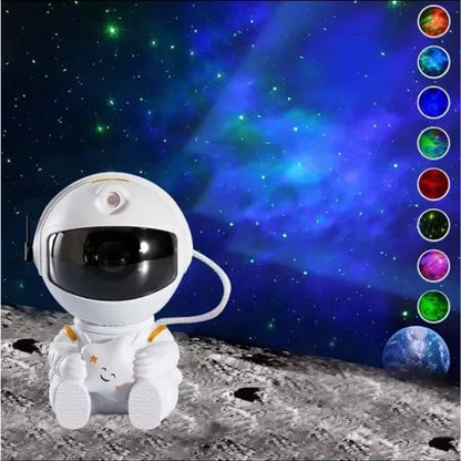 Lampara Proyector Astronauta Galaxy