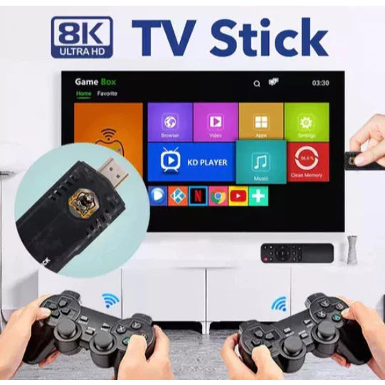 🎮CONSOLA GAMESTICK 8K RETRO 10MIL JUEGO