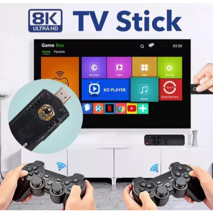🎮CONSOLA GAMESTICK 8K RETRO 10MIL JUEGO