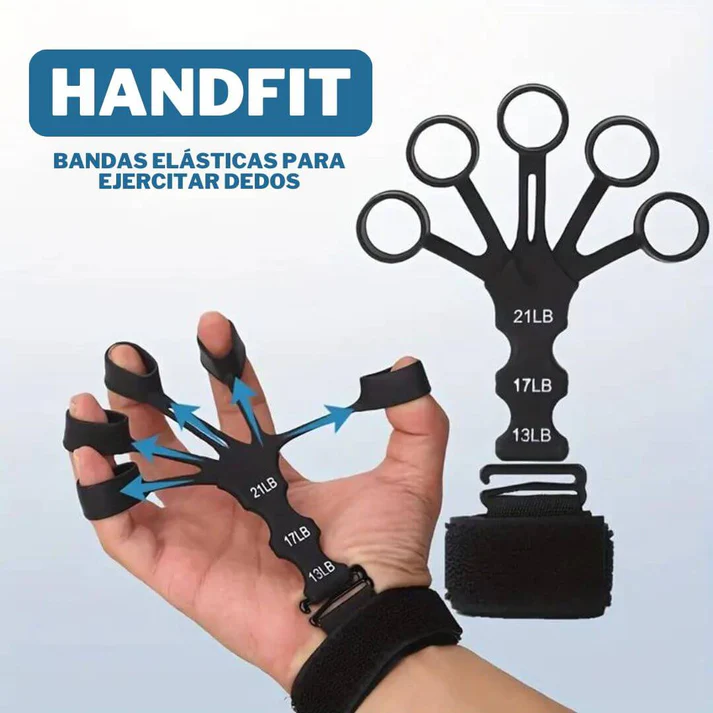 HandFit - BANDAS ELÁSTICAS PARA EJERCITAR DEDOS